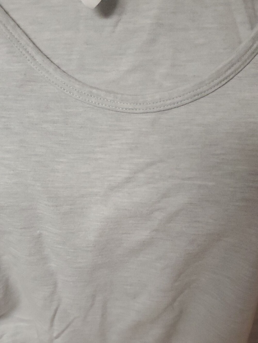 Fabletics Light Gray Ruched Side Tank - Picture 6 of 6
